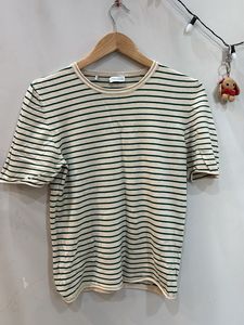 Combo: Zara Stripe Top ‼️ H&amp;M Red Tee