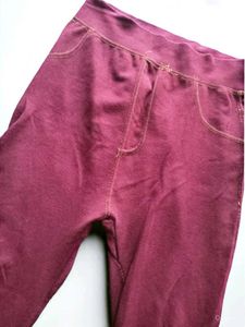 Burgundy Leggings