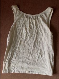 White Graphic Tank Top