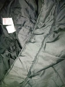 Stylish Black Quilted Coat