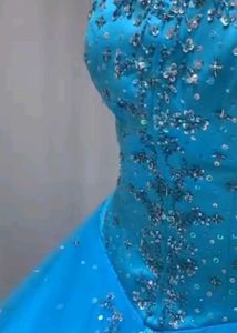 Blue Bridal Lehenga