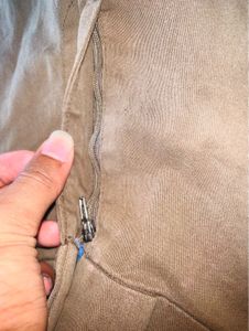 Brown Slim Fit Casual Trousers