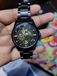 First Copy Rolex skeleton  black