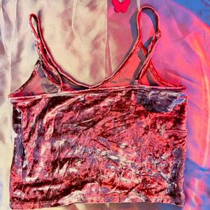 Velvet Pink Top