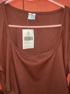 Streetstyle Brown Long Sleeve Brand New Top