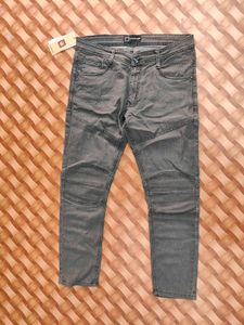 Gstar Biker Denim With Knee Patch