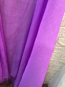 Elegant Lavender Saree🌷💗 free with the petticoat