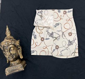 Patterned Mini Skirt