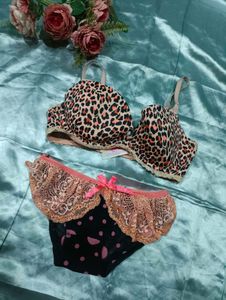 Victoria's secret Leopard Print Lingerie Set