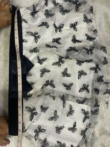 Butterfly Print Skirt