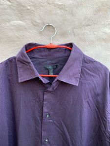 Ven heusen Vintage orignal Striped Purple Shirt