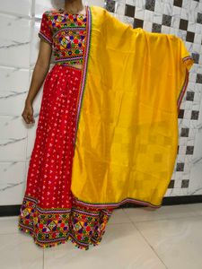 Navratri Bandhani Lehenga Choli Set