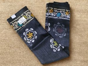 Premium New Elegant Black Saree Printed