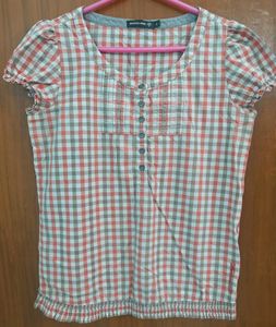 Woodland Checkered Top