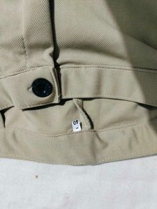 Wide Leg Khaki Cargo Pants