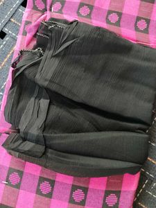 Pink Checked Dress Material