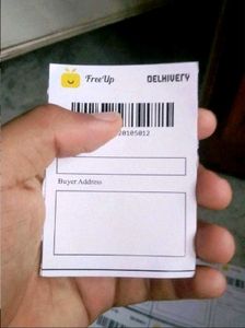 40pcs Both Non Sticky Courier &amp; Fragile Labels