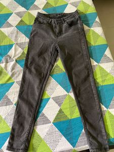 Charcoal Grey Skinny Jeans