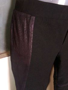 Black Shimmering Pant
