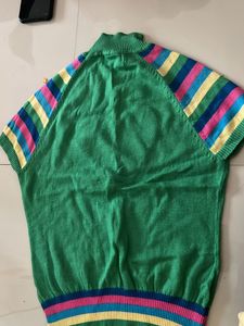 Woolen Green Top