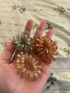 Spiral Hair Ties - 3 Pack