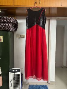 “Athena” Black Sequence Party Gown