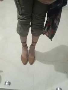 Beautiful Brown Velvet Heels