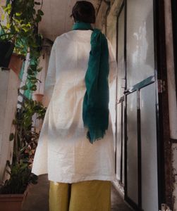 Hand fabric painting designer dress very unique fabric material cotton sale only top
