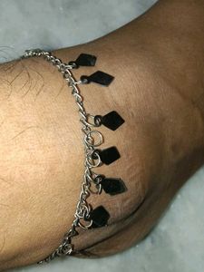 Anklet with Geometric Charms