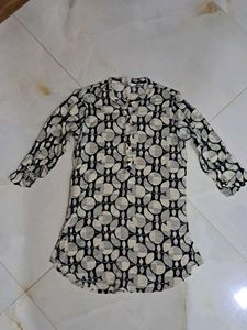 Off White Short Kurta