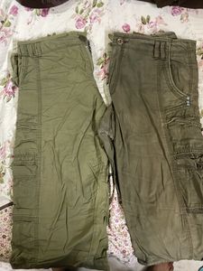 2 Pcs Cargo Half Pants