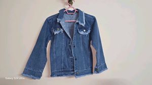 Distressed Denim Jacket