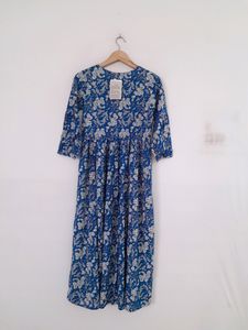 Blue Printed Kurta (Women&#39;s)