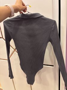 ZARA GREY BODYSUIT- MEDIUM