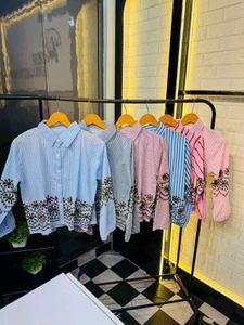 Treading Striped Shirt Top ❤️🌸
