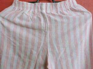 Pink White Palazzo Pants