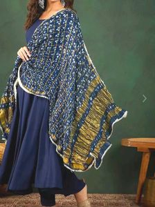 Navya Blue Suit Set XXL With Dupatta