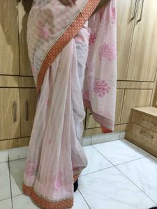 Pink Saree