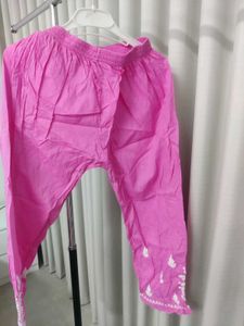 Pink Embroidered Kurta