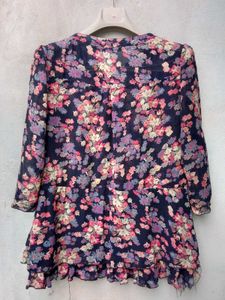 New With Tag Korean Floral Print Blouse