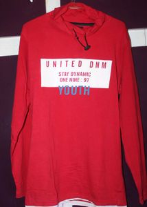 Red Turtleneck Tee.