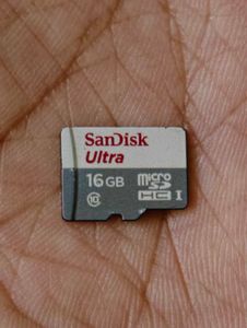 SanDisk Ultra 16GB Micro SD Card Class 10