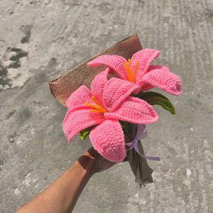 Crochet Lily Flowers Bouquet 💐