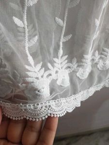 White Lace Night Robe