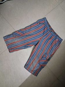 Striped Cargo Shorts