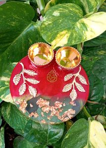 4&#34; Resin Pooja Thali