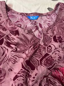 kaftan Floral Print Kurta