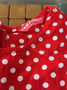 Red Polka Dot Girls' Dress