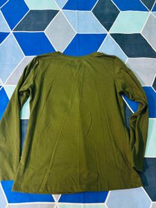 Olive Green Graphic Tee