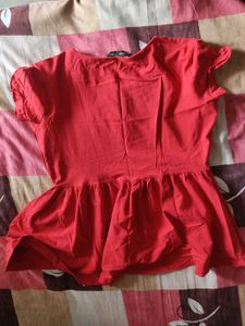 Red Crop Top